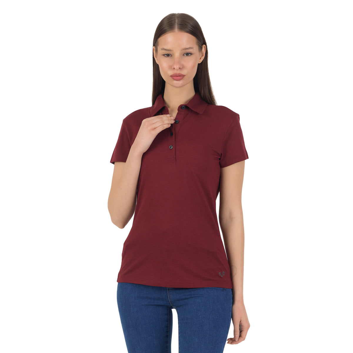 Merino Casual Damen Polo-Shirt - 100% Merinowolle