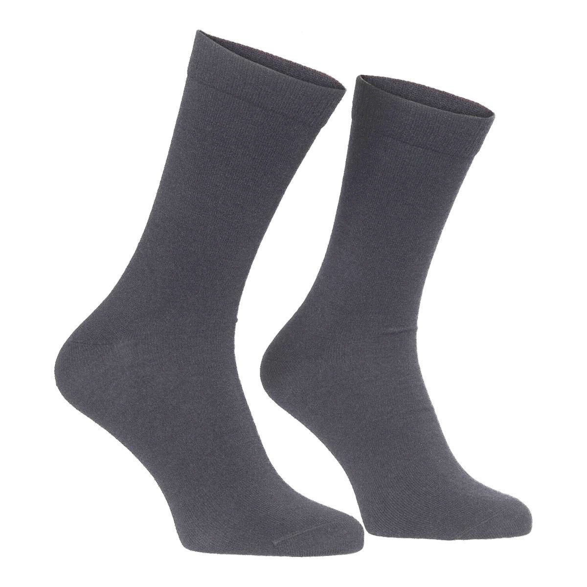 Business Socken aus Merinowolle in der Farbe anthrazit.