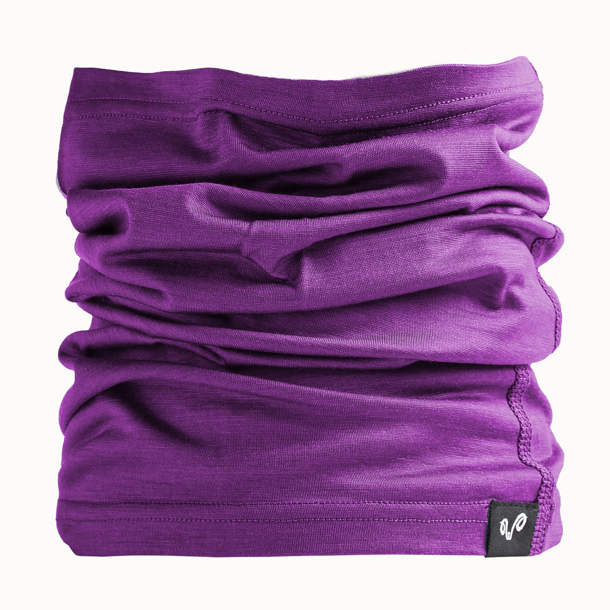 Merino Nackenwärmer in der Farbe Lila
