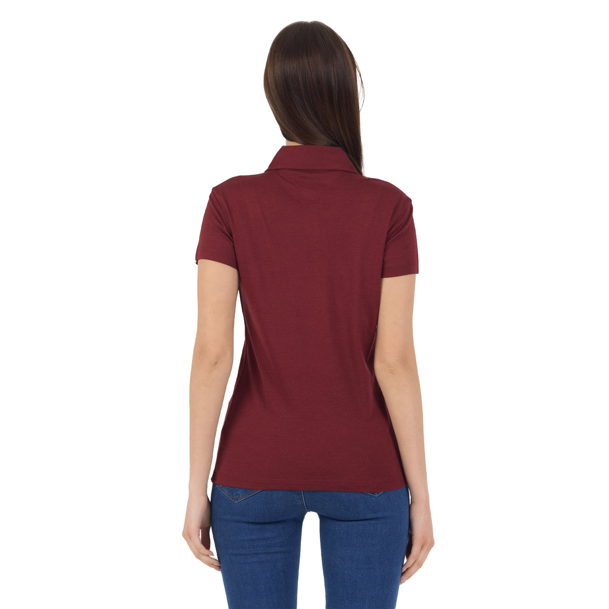 Merino Casual Damen Polo-Shirt - 100% Merinowolle