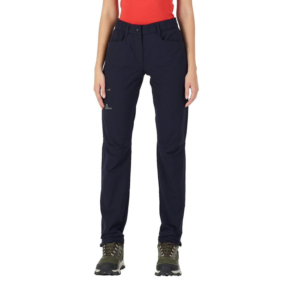 Damen Trekkinghose in Navy Blau mit Merino Inside