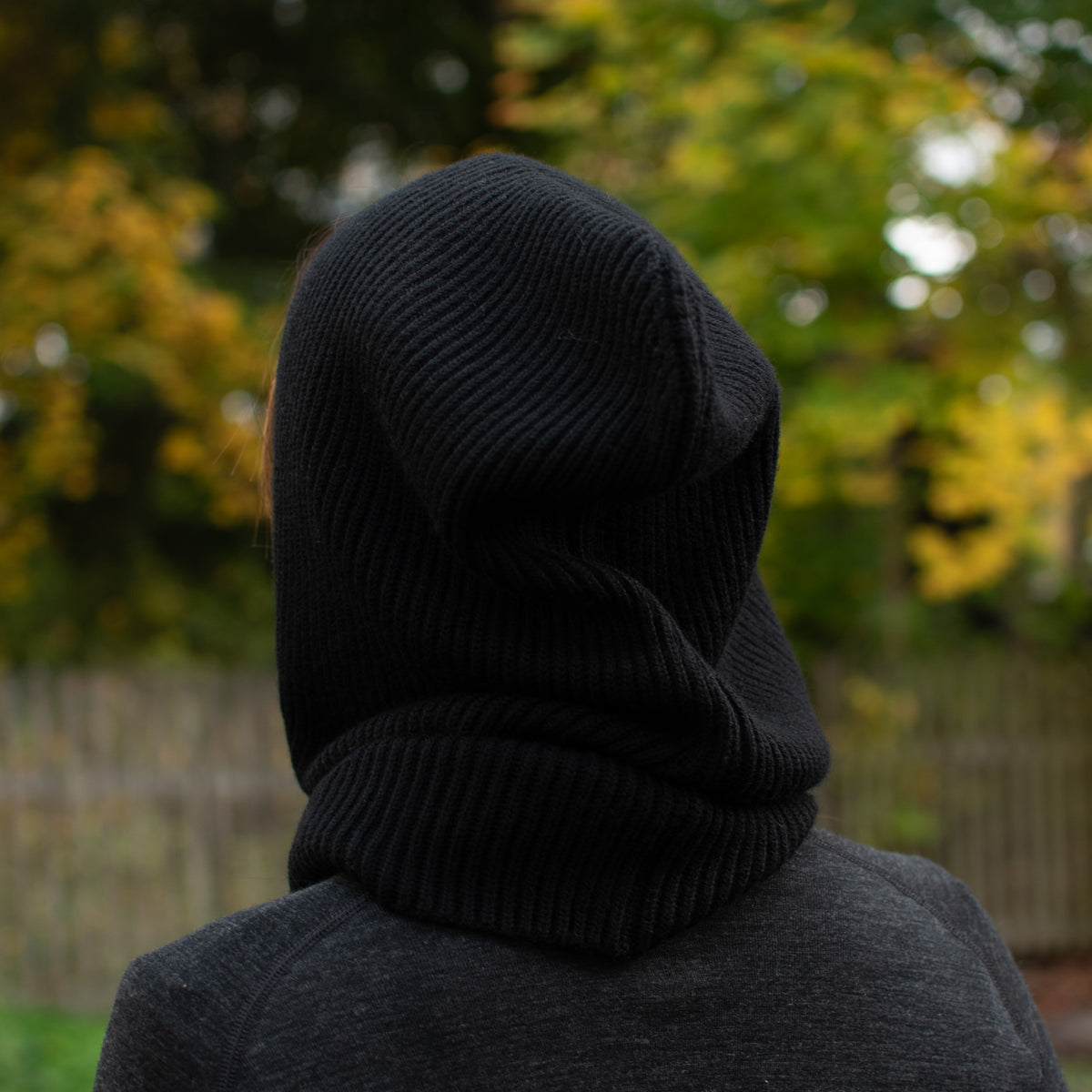 Kapuzenschal Balaclava - Fjara -  100% Merinowolle
