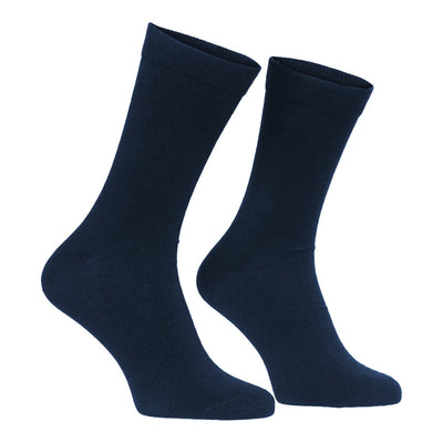 Businesssocken aus Merinowolle in Navyblau 