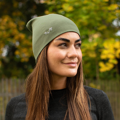 Beanie Mütze Merinowolle - 100% Merinowolle