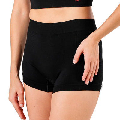 Seamless Merino Unterhose für Damen in der Farbe Schwarz