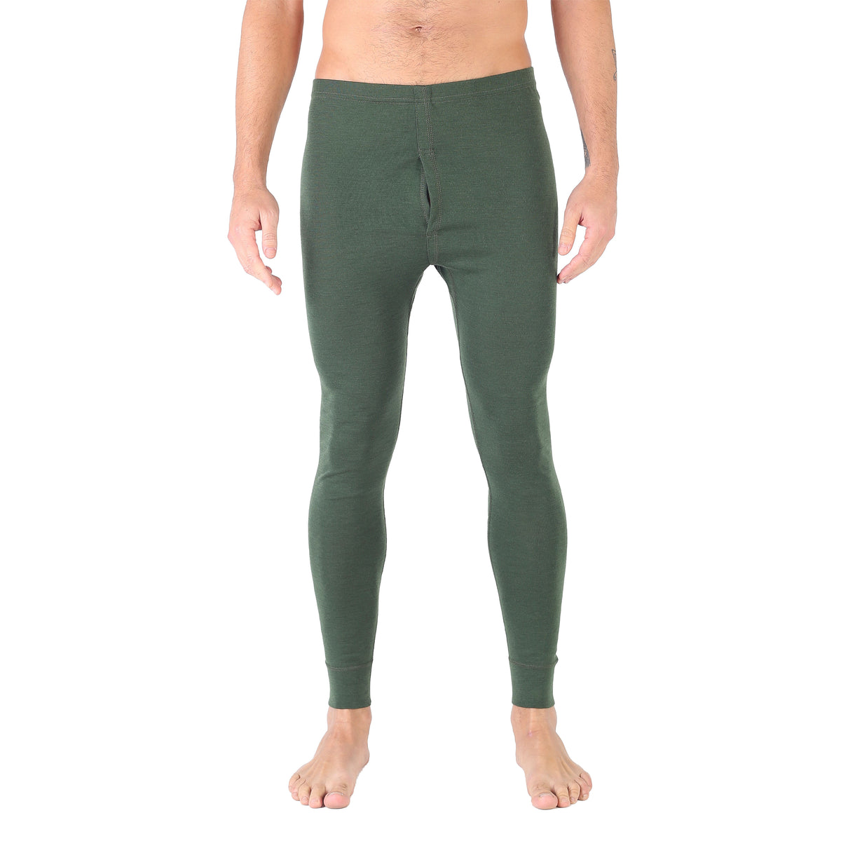 Funktionsunterhose in grün aus Merinowolle