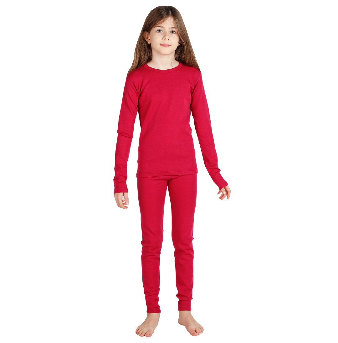 Funktionsunterwäsche Set für Kinder in pink